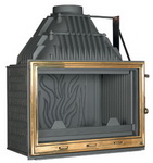 VISION 830-064+ Месинг. Номинална мощност 16 kW, КПД - 72,95%, двойно горене, средно отделяне на CO - 0,55%, тегло - 265 кг. Димоотвод - Ф 200. Цена 3678 лв.